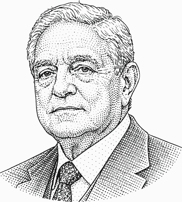 George Soros quote portrait about wisdom