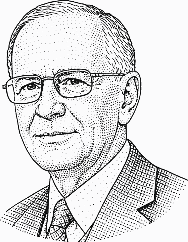 John Neff quote portrait about valuation, investing