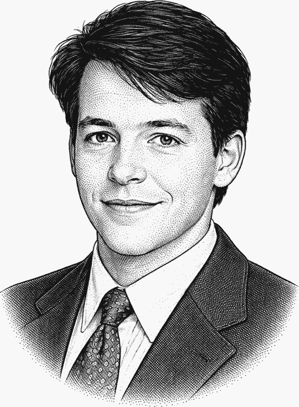 Matthew Broderick quote portrait about wisdom