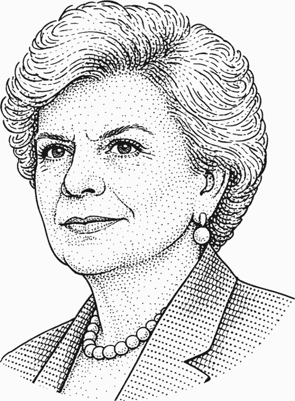 Muriel Siebert quote portrait about risk